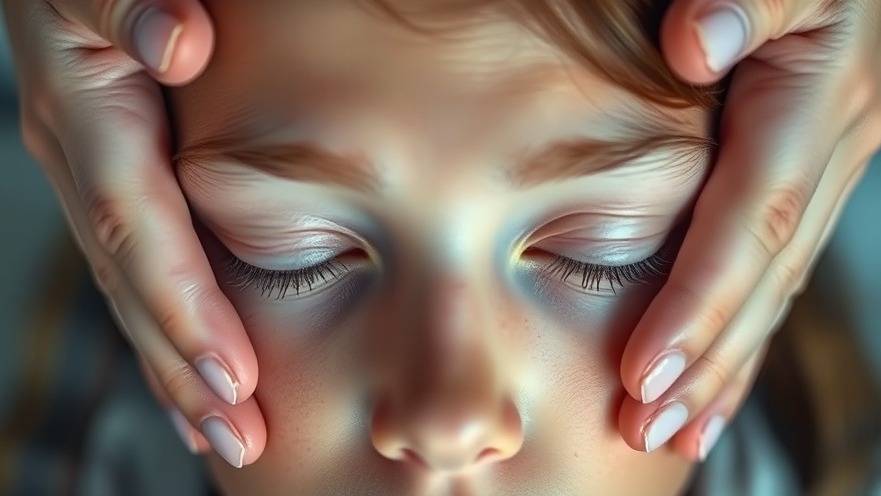 Close-up of child's eye with atopic dermatitis, skin irritation.