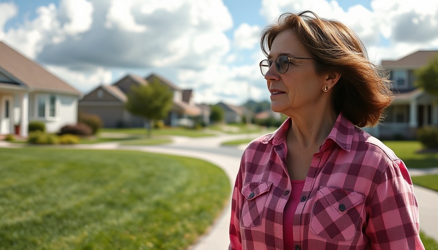 Woman in Manatee County observing surroundings, sunny day
