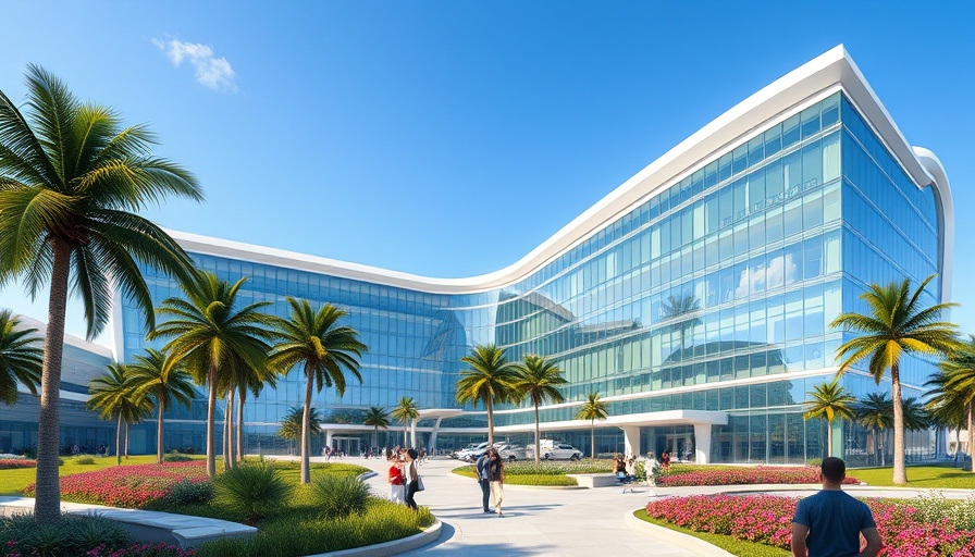 Advanced heart and stroke care center in Naples rendering
