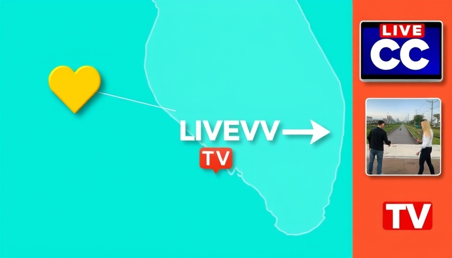 Charlotte County map highlighting live stream, CC TV logo.