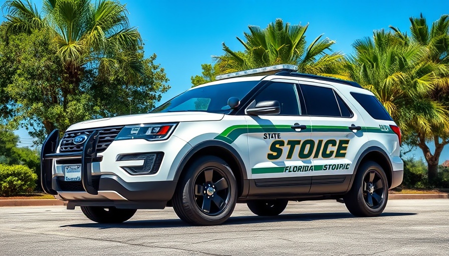 Florida State Trooper SUV related to Sarasota motorcycle crash.