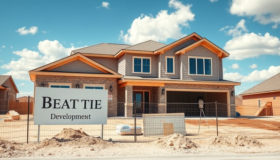 Beattie Development home construction site highlighting financial issues.