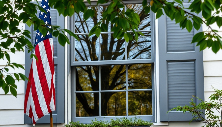 Newport, R.I. History and Tour Experience, American flag and colonial window.