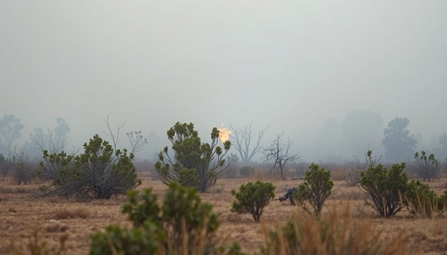 Brush fire in Polk County field during burn ban