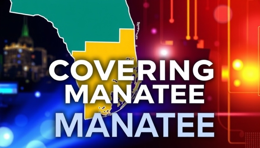 Colorful news map covering Manatee County, Suncoast.
