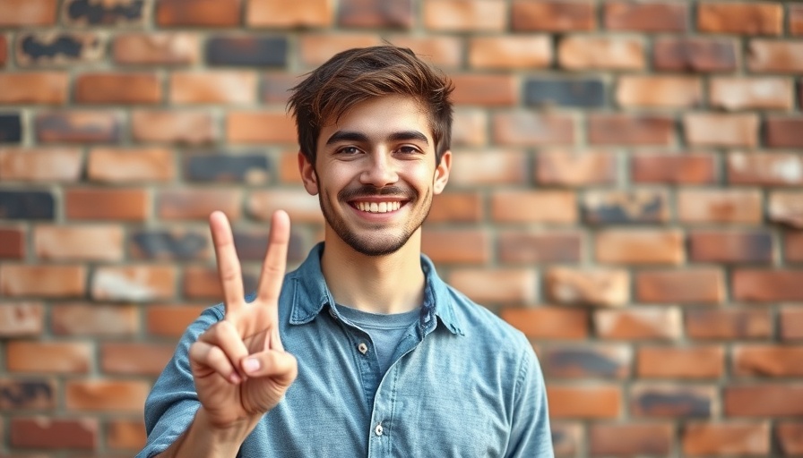 Young man smiling with peace sign, FSU Shooting Updates.