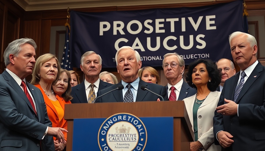 Politicians discussing Trump's first 100 days impact at a podium.