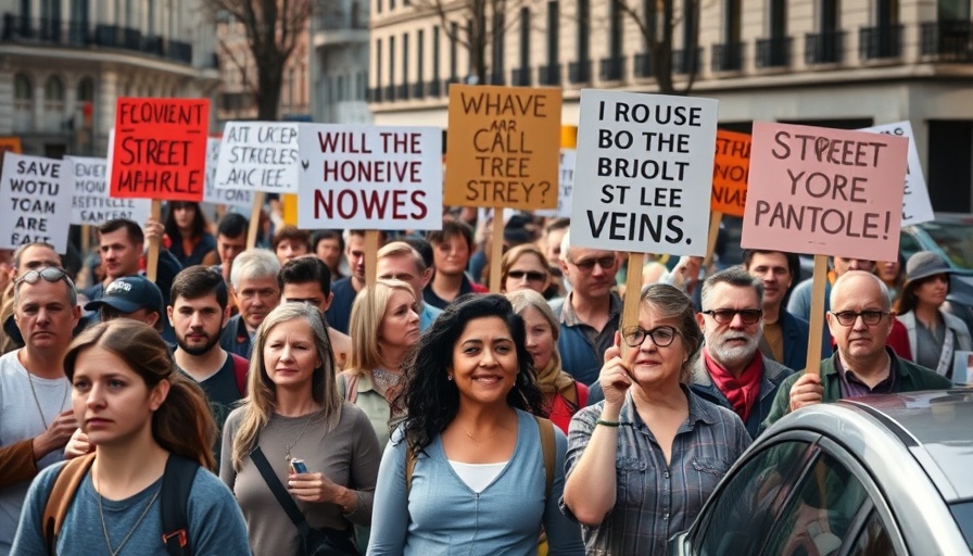 Protest against Scientology Clearwater street purchase proposal.