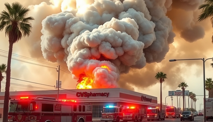 CVS Pharmacy Fire in St. Petersburg with heavy smoke and emergency response.