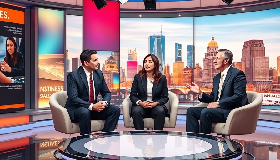Professionals discussing on TV show to support All Star Children's Foundation