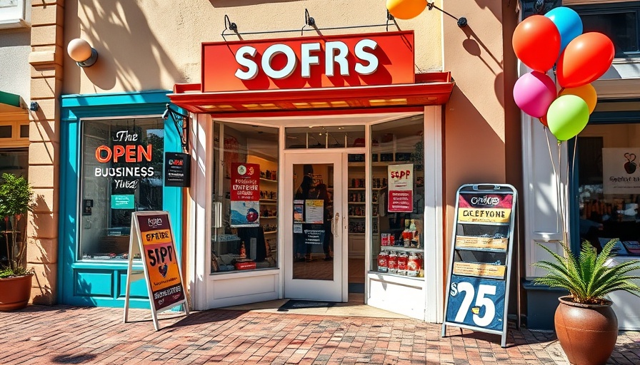 John's Pass hurricane preparedness: vibrant shop entrance with signage.