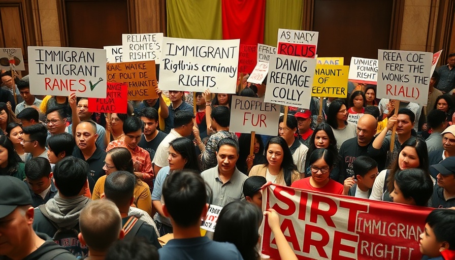 Protesters advocating for Sarasota college student detained by ICE.