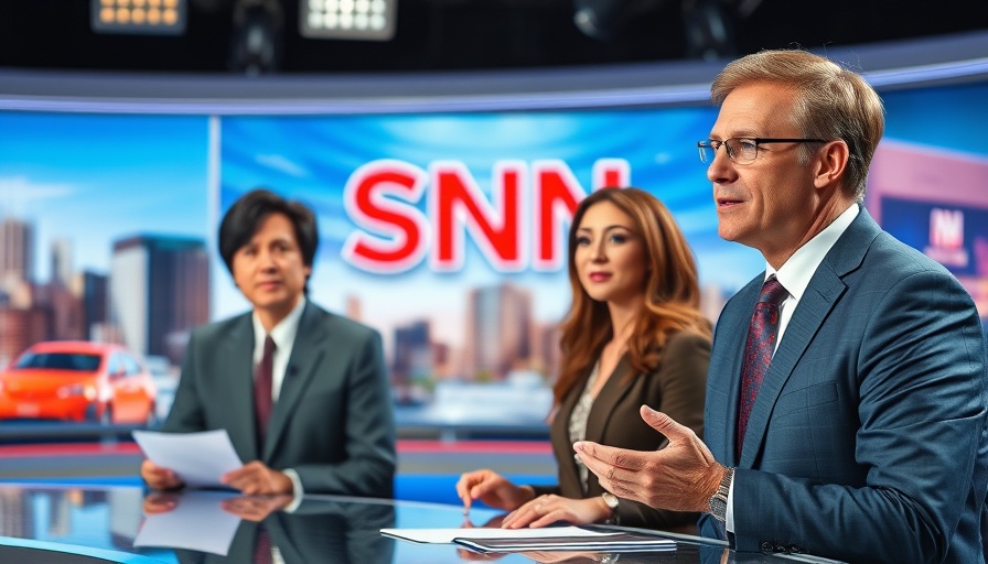 Sun Coast recent news anchors delivering latest updates in studio.