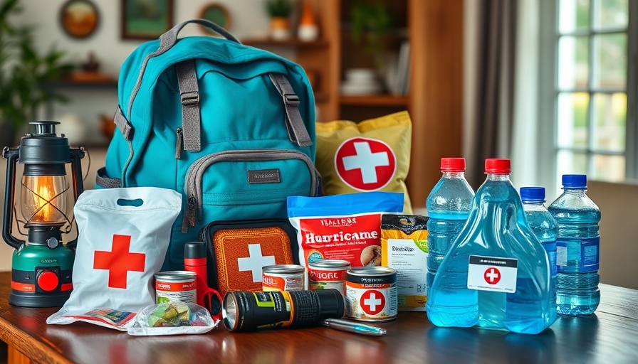 Permanent tax exemption on hurricane supplies display