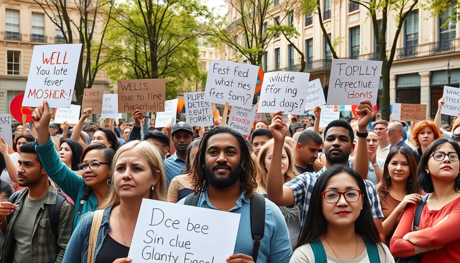 Protesters gather in city square opposing US military action in Iran.