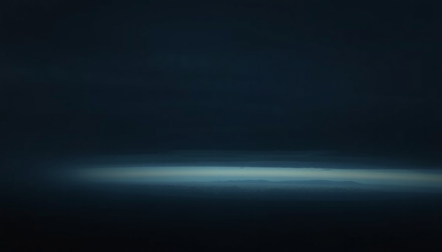 Dimly lit landscape with bright horizon, environmental concerns Alligator Alcatraz.
