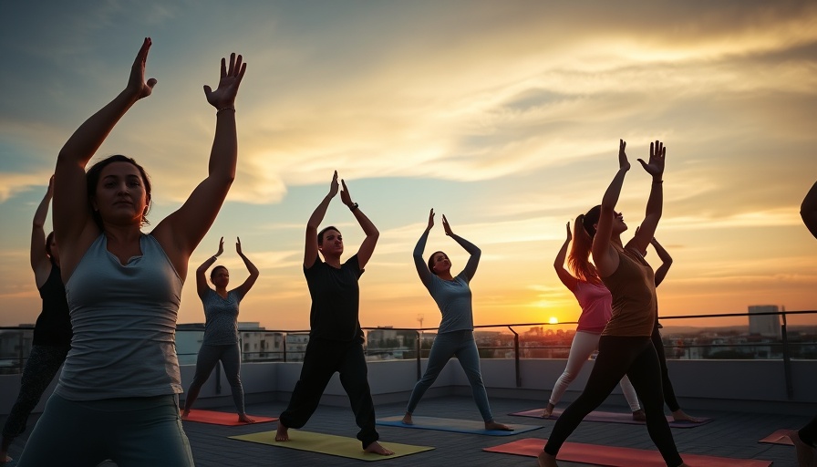 Outdoor yoga session at Soul Ties Yoga community event in Tampa.