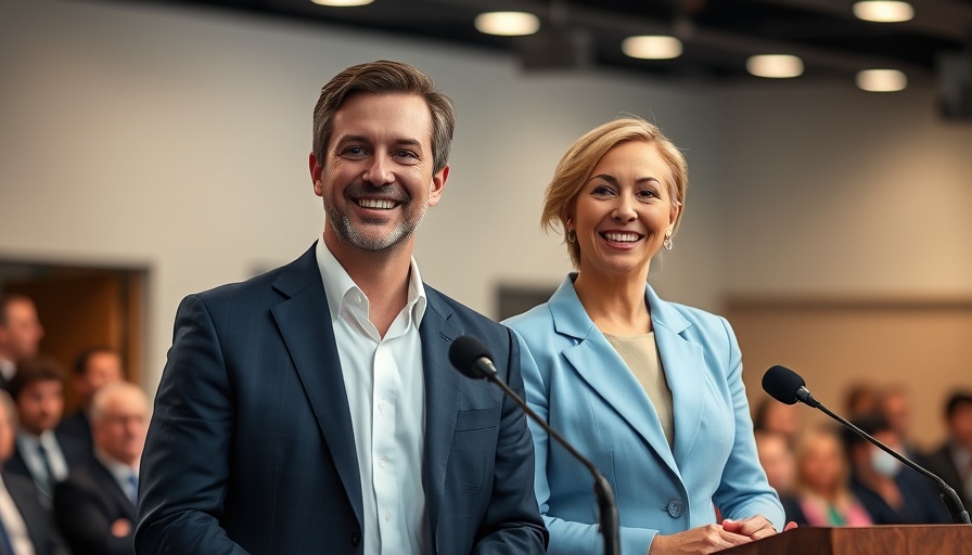 Professional speakers during a public event at Florida Republican Poll Results.