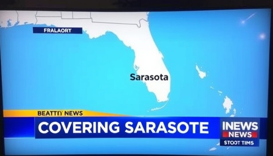 News map highlighting Sarasota; Florida Sports Hall of Fame inductees.