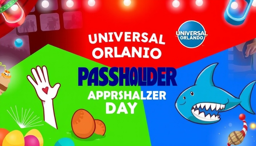 Universal Orlando Passholder Appreciation Days themed graphics