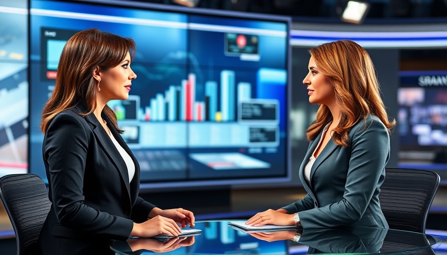 Sun Coast Recent News anchors discussing latest updates in vibrant studio.