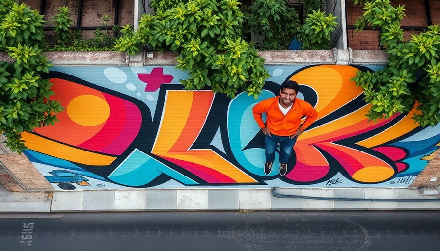 Colorful 'Black History Matters' mural with two men's portraits in St. Petersburg.