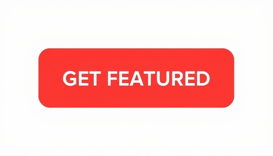 Red button with 'GET FEATURED' text