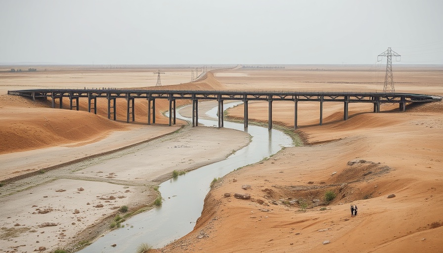Unfinished bridge and dry riverbed highlight Google Maps liability.