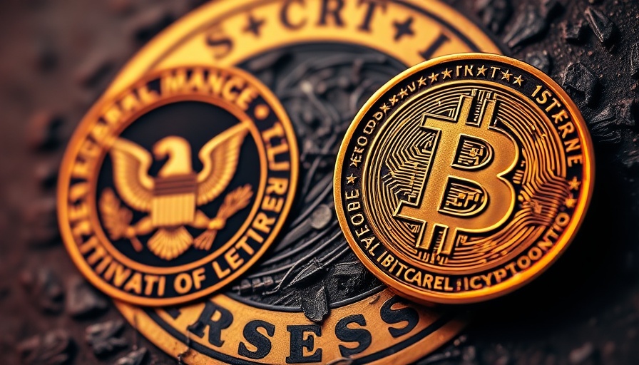 SEC Chair appointment: SEC and Bitcoin symbols represent finance.