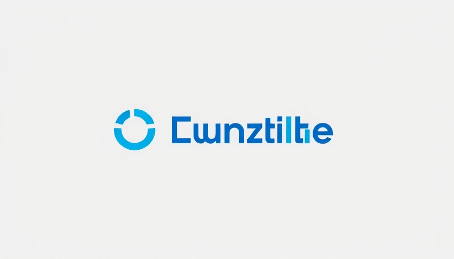 Minimalistic Small Business Trends logo with blue text and circle