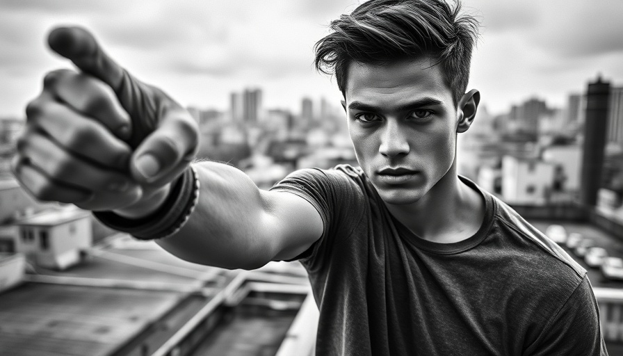 Problem-Solving Brands campaign featuring determined young man.