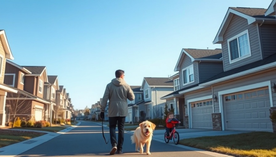 Built-to-rent homes in suburban neighborhood with family activities