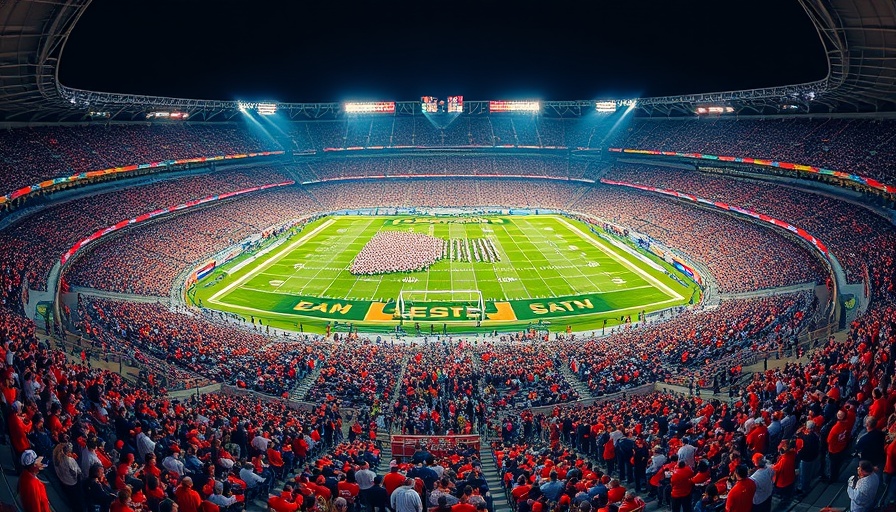Stadium with vibrant crowd, highlighting Super Bowl ticket prices