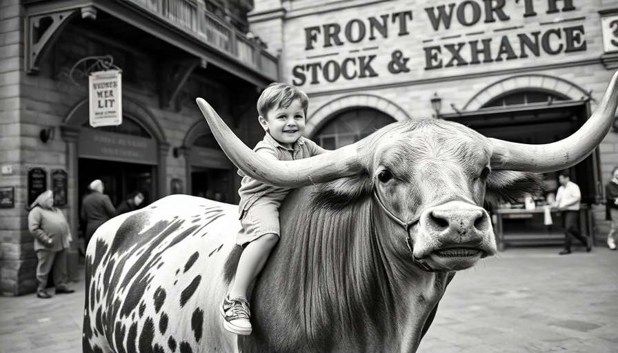 Child on longhorn at Fort Worth Stock Exchange, Things to do in Fort Worth and Waco.