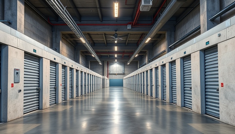Self-storage units showcasing the benefits of organization and space.
