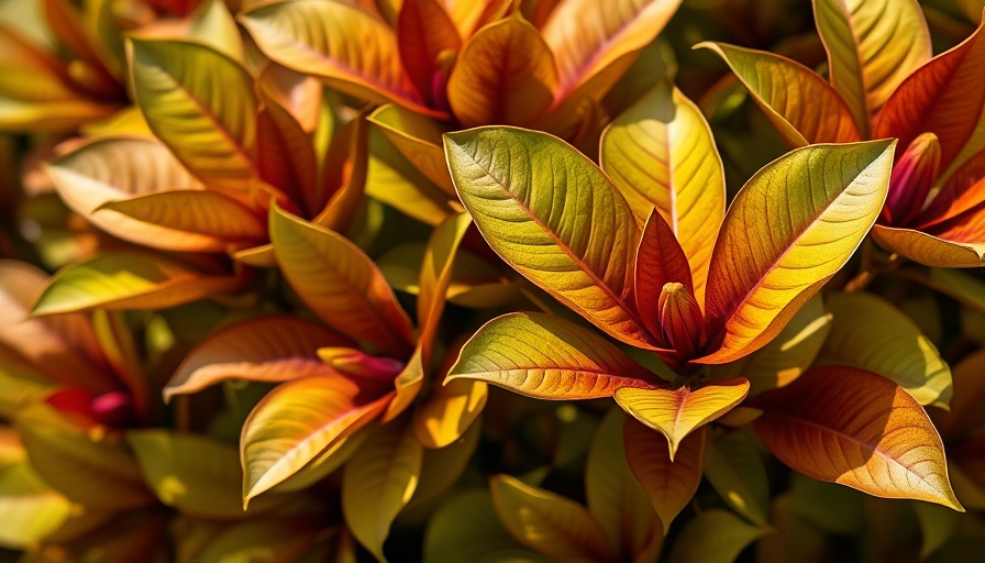 Lush magnolia leaves vibrant colors venerable magnolias