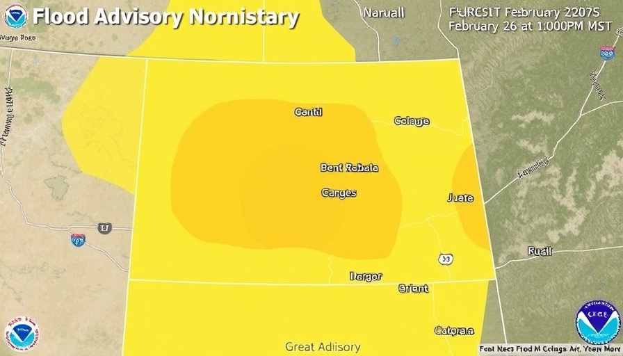 Flood Advisory issued February 25 at 1:07PM MST until February 26 at 10:00PM MST by NWS Great Falls MT