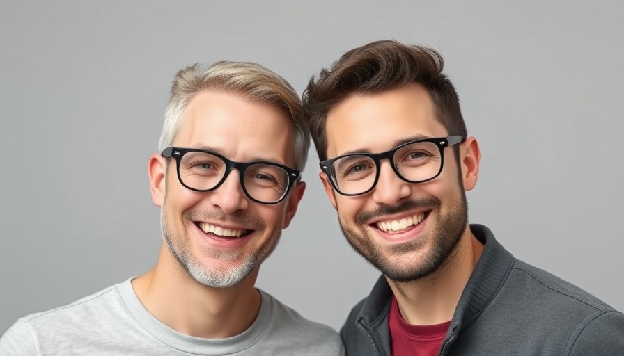 Two cheerful men collaborating boosting employee productivity and engagement through financial literacy.