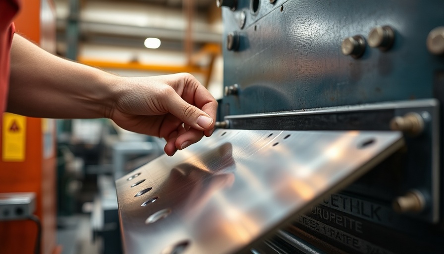 Metal pressing machine operation, focus on formability and ductility.