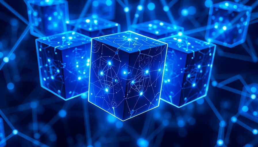 Digital 3D cubes illustration for choosing your next archive.