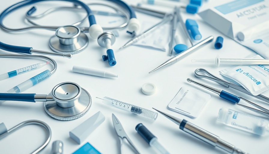 Healthcare tools illustrating misbranded and adulterated medical devices.