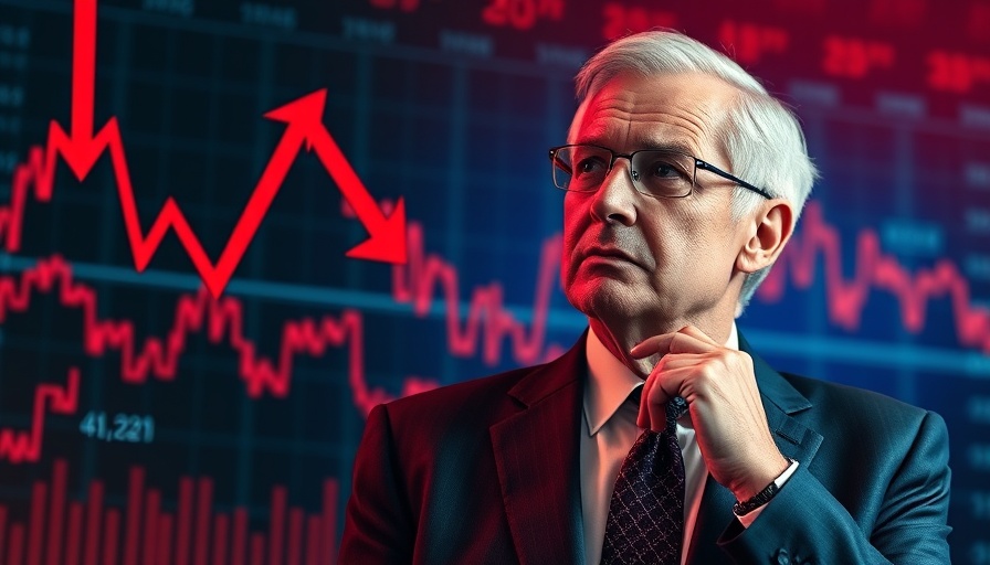 Investors reduce risk amid Trump tariffs, economic impact visualized.