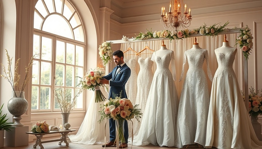 Bridal Pop-Up Sale Charlotte with wedding dresses display
