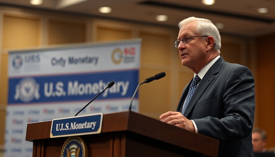 Speaker at US Monetary conference discussing Trump policies impact on interest rates.