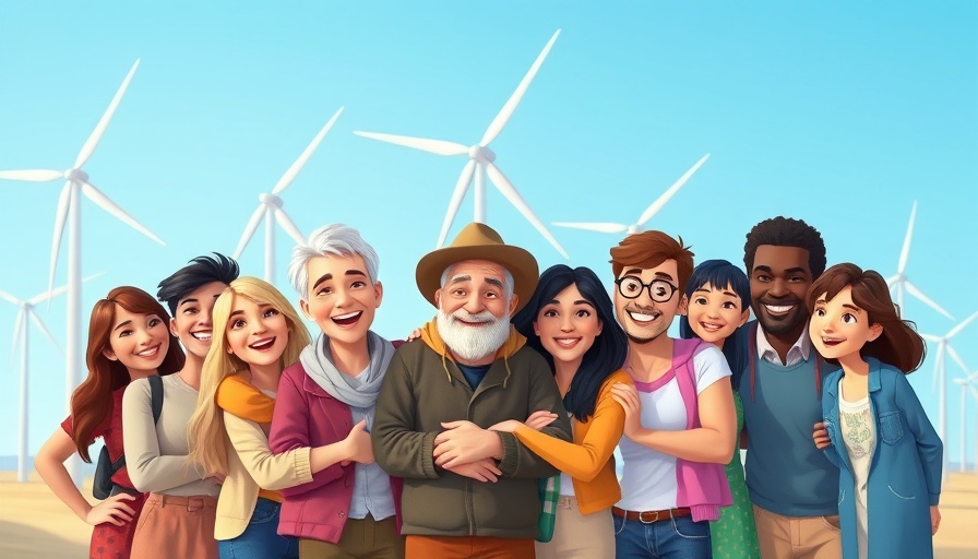 Join the REC Co-lab for a just energy future with diverse group smiling.
