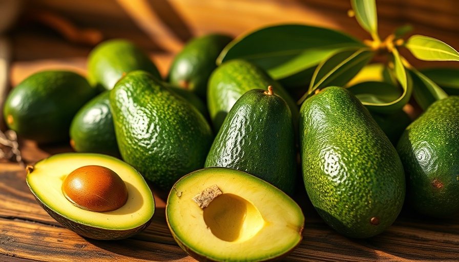 Avocados representing Trump Tariffs on trade, on a rustic table.