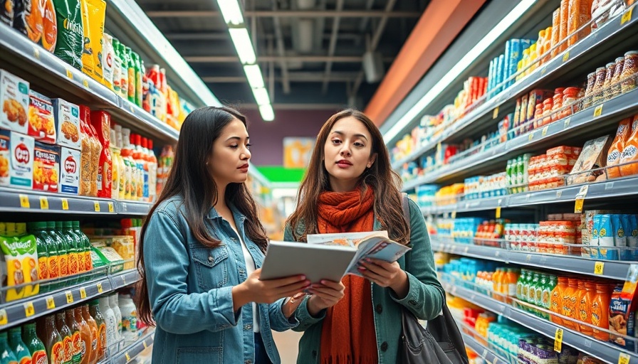 Women shopping amid rising prices illustrating Inflation in February 2025.