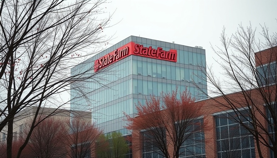 State Farm building representing California homeowners insurance rate hike