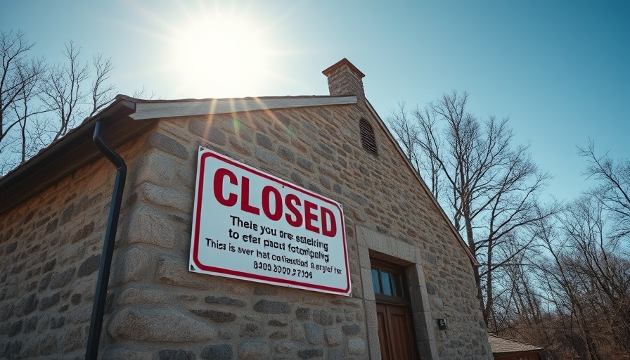Chimney Rock State Park reopening plans with closure sign and bright sun