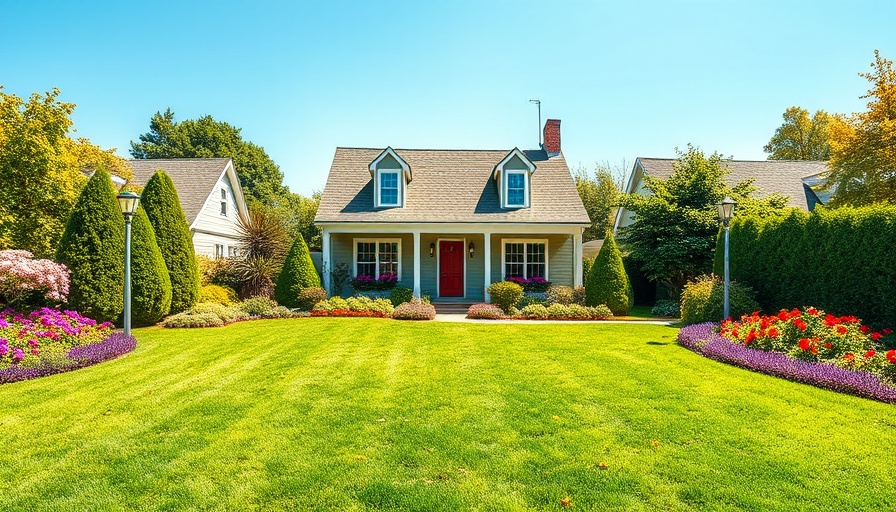 Beautiful lawn and garden showcasing the best pre emergent fertilizer effects.